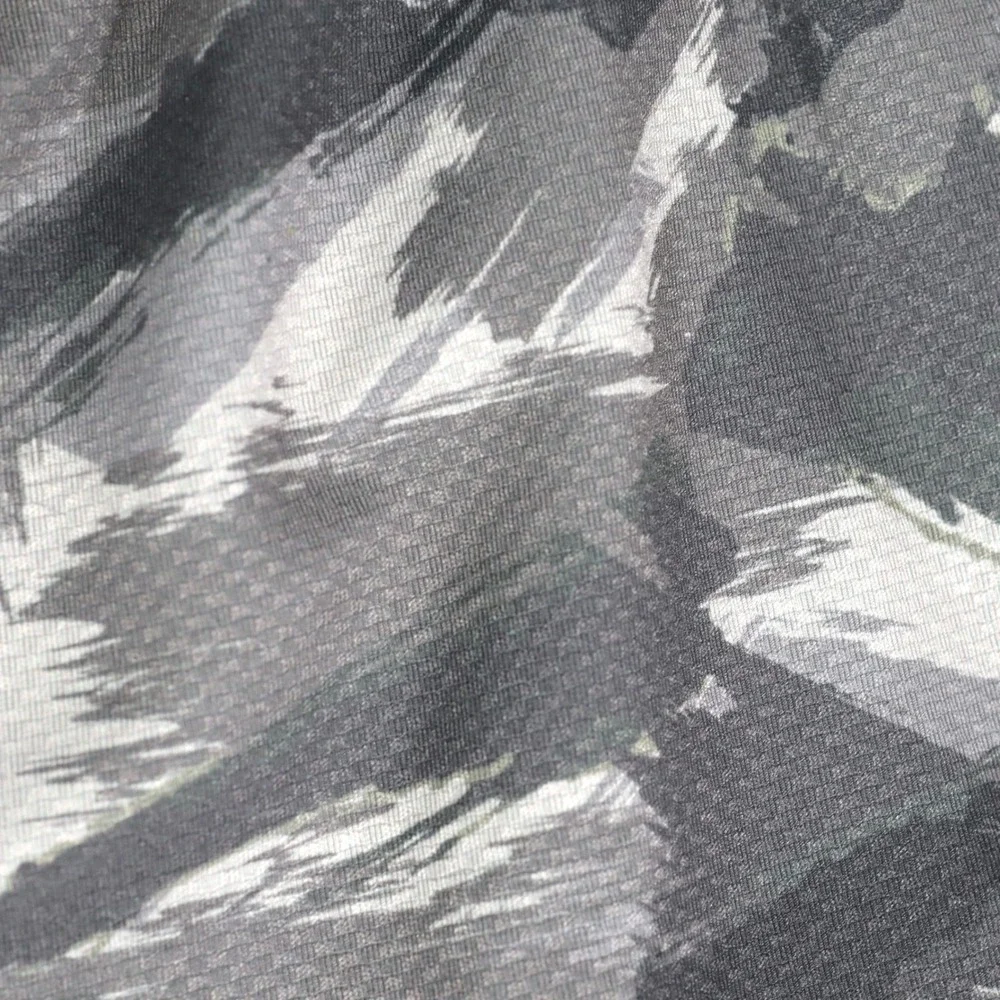 ⁠ASRV Silver-Lite Training Shorts Mens M Grey Camo Linerless Athletic Gym